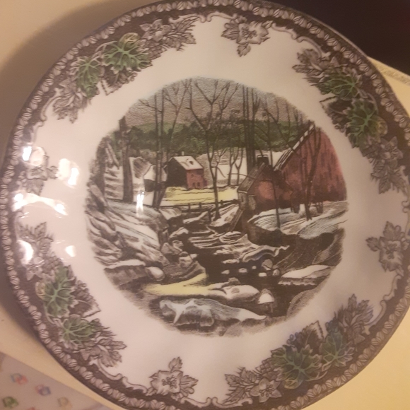 Johnson Brother's "The Friendly Village China Plate - Picture 2 of 3
